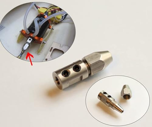 Fielect Flex Collet Coupler For 5Mm Motor Shaft And 4.76Mm Flex Shaft Flexible Coupling Rc Boat, Positive #TOP4
