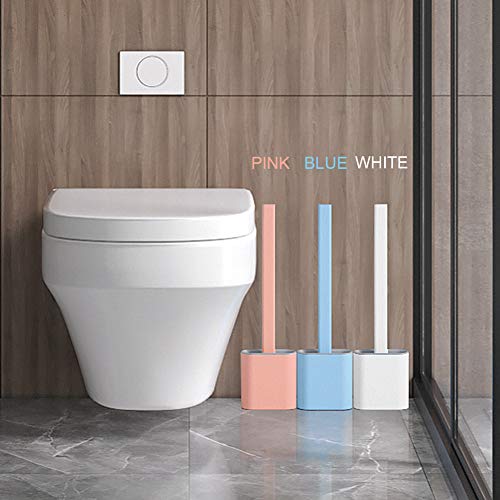 Ibergrif - Toiletborstelhouder, badkamer toiletborstelset, WC Flex borstel met houder, siliconen, roze, eenheidsmaat… - Image 8