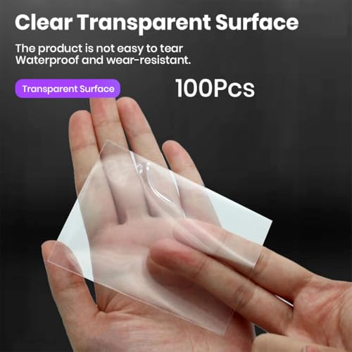 Image of PATPAT 100Pcs Trading Card Sleeves Self-sealing Card Sleeve for Game Cards Photo Cards 2.5 inch x3.5 inch Clear Card Pouches Anti-stain Protective Cards Sleeve for Collectible Trading Cards