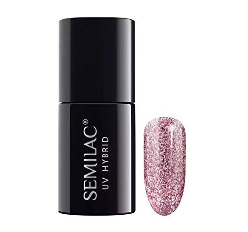 Preisvergleich Produktbild Semilac UV Hybrid Nagellack 294 Rose Pink Shimmer 7ml