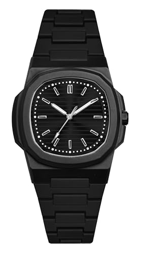 Image of Acnos Minimalist Black Men's Watch - Luxury Bracelet Watch | Modern Business Casual Wristwatch