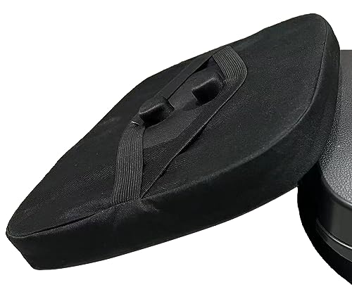 Image of Seat Cushion for Square Collapsible Stools (Exclude Stool), Original & Authentic Thick Chair Pad, Fits 10-Inch Square Telescopic Retractable Folding Stools (Cushion Only)