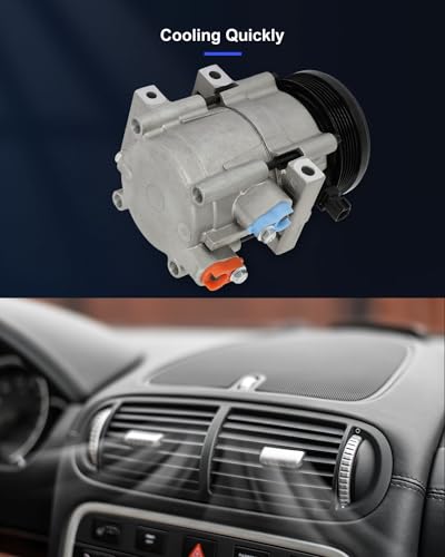 Image of ECCPP AC Compressor Direct Fit for Ford Explorer V8 4.6L 2006-2010 | Fast Cooling AC Compressor with Clutch