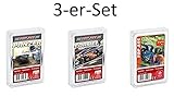  Ass Altenburger 3-er Set Quartettspiele/ Quartett Kraft und Ausdauer bestehend aus 1. Top Ass Panzer - 2. Top Ass Formel 1 - 3. Top Ass Giftige Tiere