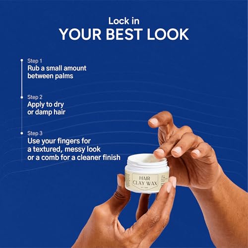 Image of Arata Hair Clay Wax (50 GM) For A Strong Hold & Matte Finish | Infused Kaolin Clay, Shea Butter & Candelilla Wax | Hair Wax for men & women