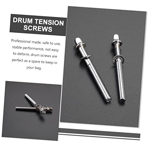 6 Pack Snare Drum Lug Screws Claw Hardware Drum Set Parts Replacement Tension Rods miniatura 6