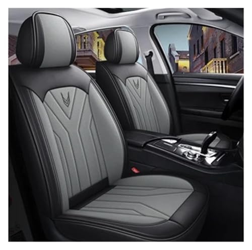 Housse de siège voiture Chevrolet Cruze Captiva 5 places ensemble complet noir et gris