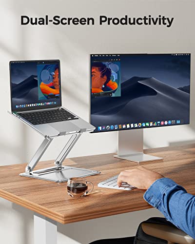 LORYERGO Adjustable Laptop Stand, Portable for 17.3inch Laptops, Holds Up to 17.6lbs, Ergo - image 8