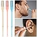 Isslly 12PCS Double Sided Nose Hair Cutters, 360 Degree Nose Hair Remover Tool, 2-in-1 Nasal Hair Trimmer for Men Women (Creamy White, Blue, Pink)