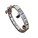 WIVATAXADI New Stainless Steel Italian Charm Watchband Pendant Bracelet For Women Men Fashion Waterproof Elastic Bangle Jewelry