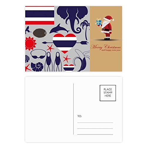 Cartes postales Thaïlande en lot de 20 illustrations traditionnelles pour correspondance