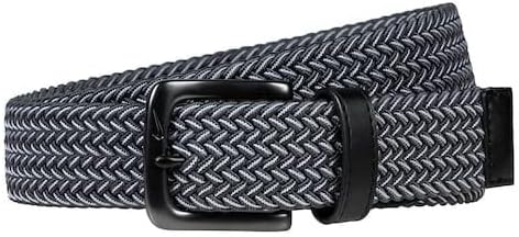 Nike NEW G-Flex Woven Stretch Dark Grey/White Golf Belt Men's Size Extra Large (44-46)