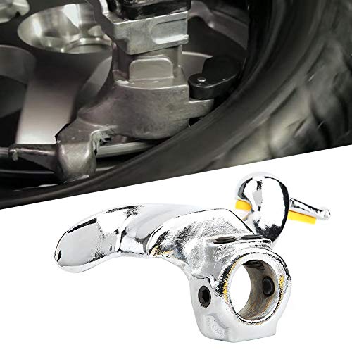 KIMISS Smontagomme per auto in acciaio inossidabile, smontagomme montaggio testa smontaggio accessori testa anatra con cuscinetti protettivi(30mm)