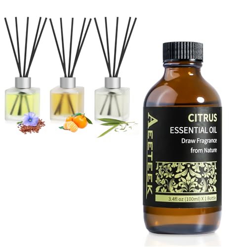 Aceite Esencial Cítrico 100ml para Difusor de Varillas 3 Unidades miniatura 1