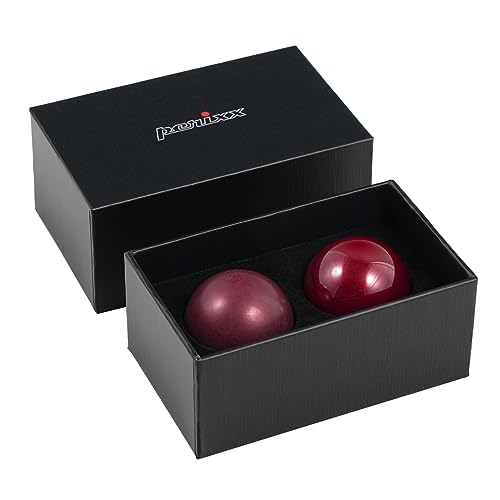 Image of Perixx PERIPRO-303X2E 1.34 Inches Trackball 2 pcs Pack - Replacement Ball for M570, M575, PERIMICE-517 /520 /717 /720, and Other 1.34inches Trackball Mouse - Glossy Red and Matte Red