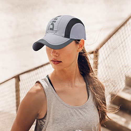 Image of Zibuyu� Baseball Caps for Men Women Sports Cap Breathable Cotton Cap Outdoor Fishing Hiking Adjustable Buckle Closure Summer Cap - Green /Grey /Black