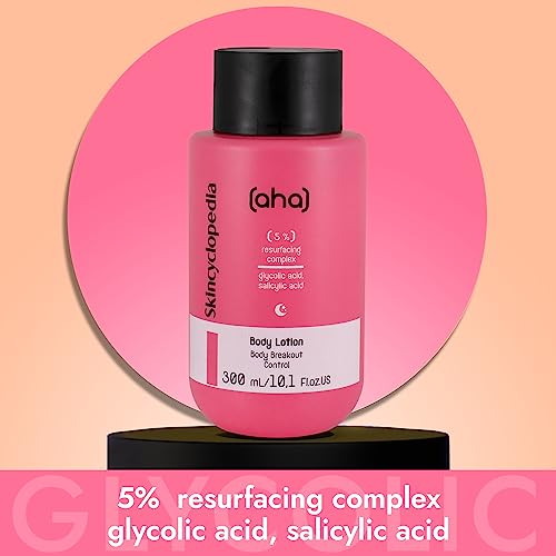 Skincyclopedia 5% AHA Body Lotion with Glycolic, Salicylic Acid and PHA, Keratosis Pilaris Treatment - Image 2