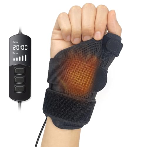 Aroma Season Heating Pad for Hands Thumb & Wrist Heating Pad for Arthritis Heated Wrist Wrap for Carpal Tunnel Fits Right or Left