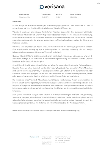 Selbsttest für Vitamin D Mangel