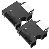 OFFIGAM Bootsfenderaufhängungen aus Robustem Kunststoff 2 Stück Schwarz mit Schnellem Verbindungs und Befestigungsmechanismus für Yachten und Boote