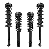 COMPLETESTRUTS - Front & Rear Complete Strut Assemblies with Coil Springs Replacement...