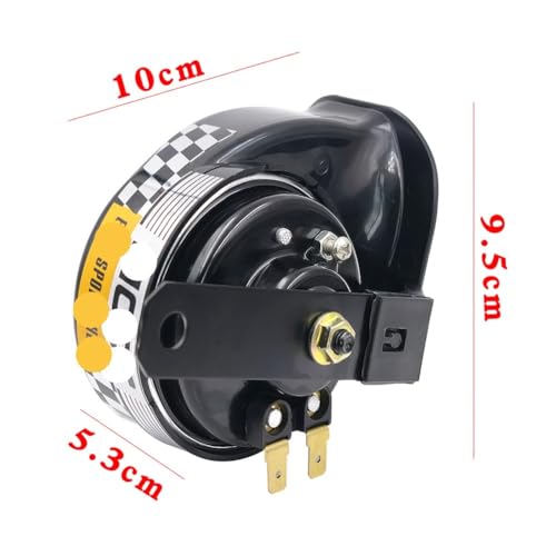 Manillar Bocina 12V para Motocicleta 130dB Sonido de Advertencia miniatura 2