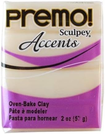 Premo Sculpey Accents Polymer Clay - Translucent (Size : 2oz)