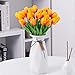 Veryhome 10 unids Tulipanes Artificiales Tulipanes Flores Reales Falsas para la decoración...