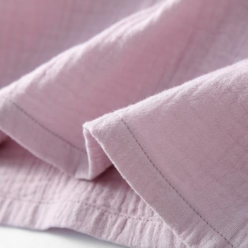 Bata de baño de algodón estilo kimono para evitar la humedad y descansar cómoda 5