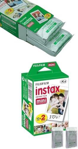Image of Fujifilm Instax Mini Instant Film for Mini Cameras | Pixibytes Bonus Bundle- Free 32 GB USB Flash Drive and Pixibytes Signature Microfiber Cloth... (32 GB USB + 10 x Twin Pack)