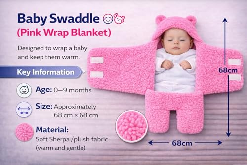 Image of BRANDONN Baby Blanket Newborn Carry Nest | Soft & Breathable Lounger for Newborn | Portable Bedding for Supervised Rest & Travel | Lightweight Infant (0-9 Months)