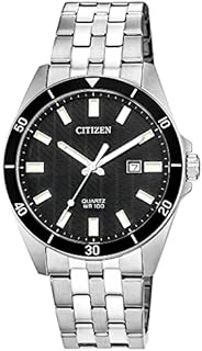 Citizen Quartz Mens Watch, Stainless Steel, Classic, Silver-Tone (Model: BI5050-54E)