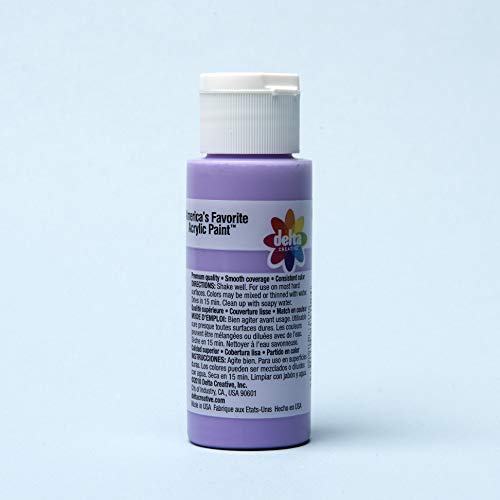 Delta Creative 18 Color Ceramcoat Acrylic Paint Set, 2 Oz, Pastels #TOP6
