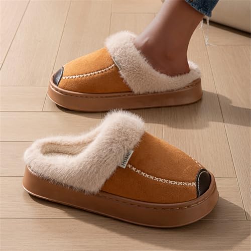 Epsion Fuzzy Slippers for Women Memory Foam Warm Winter Cozy House Slippers Indoor Outdoor4