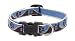 LupinePet Originals 1/2" Muddy Paws 10-16" Adjustable Collar for Small Dogs
