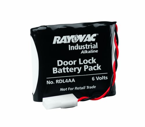 Rayovac RDL4AA para cerradura de hotel: batería premium de 6V confiable