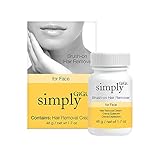 Simply GiGi Brush-on Facial Hair Removal Cream, 1.7 oz