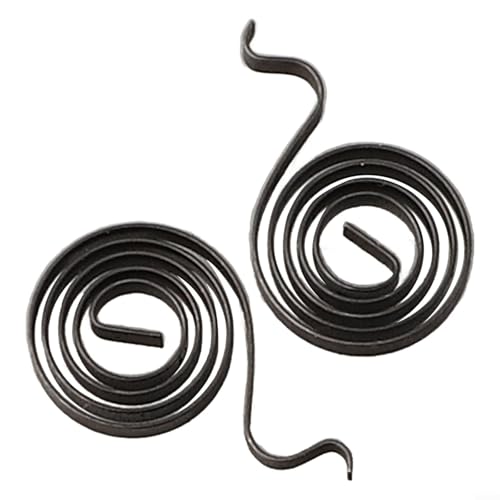 Comgooldool Muelle portaescobillas de carbono para amoladora angular Bosch GWS 6-100, paquete de 2 piezas de repuesto de metal, resortes negros para reparación de herramientas y uso diario