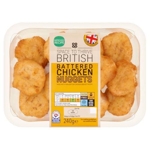 Co-op Space to Thrive British Battered Chicken Nuggets 240g