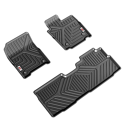 Image of GFX TPV Premium Life Long Car Floor Foot Mats Compatible with MG Hector (2019) Onwards (Black)