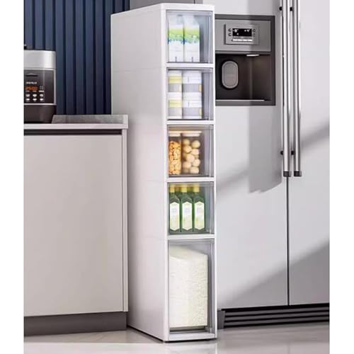 GUANGBY ���Ԏ��[ �X�����X�g�b�J�[ �L�b�`�����Ԏ��[�L���r�l�b�g �g�ݗ��ĊȒP �v���X�`�b�N�� �����t�� �L���X�^�[�t�� �d�؂�t���^�I�� �H��I �䏊 �L�b�`�� ���ʏ� ������ �g���ȒP �h�o �h�� ���L ���� �����ω׏d �ƒ�p(20x46