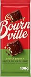 Cadbery Bournville Simply Chunky Dark Chocolate Bar with Chopped Hazelnut and Salted Caramel, 100g (Pack of 3)