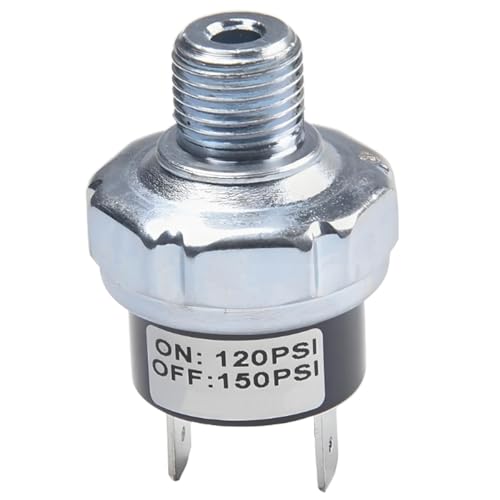 LKRXW Interruptor de Presión para Compresor de Aire 120-150 PSI Presostato para Bomba 1/4