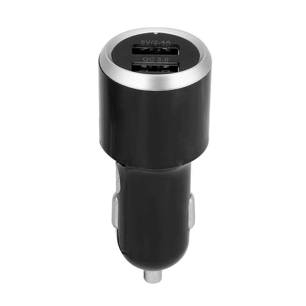 Transmisor Bluetooth, Adaptador de Radio FM Reproductor MP3 Kit Manos Libres para Auto con Cargador USB Dual para transmisión de Audio en vehículos
