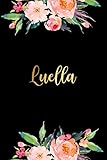 luella font  Luella: Personalized Name Lined Journal Diary Notebook 120 Pages, 6\