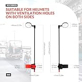 ROCKBROS Bicycle Helmet Mirror Bike Mirrors Cycling Rear View Mirror for Helmet 360° Adjustable Shatterproof Safety Mirrors for Mountain Road Bike Scooter Motorcycle Approx. 38g - Image 5