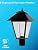KastLite Outdoor Post Light Fixture, Fits 3" Lamp Post Outdoor Lighting - Anti-Rust Waterproof Lantern Pole Light, E26 Base - Yard Pathway Driveway Patio Deck Fence & Street Lighting