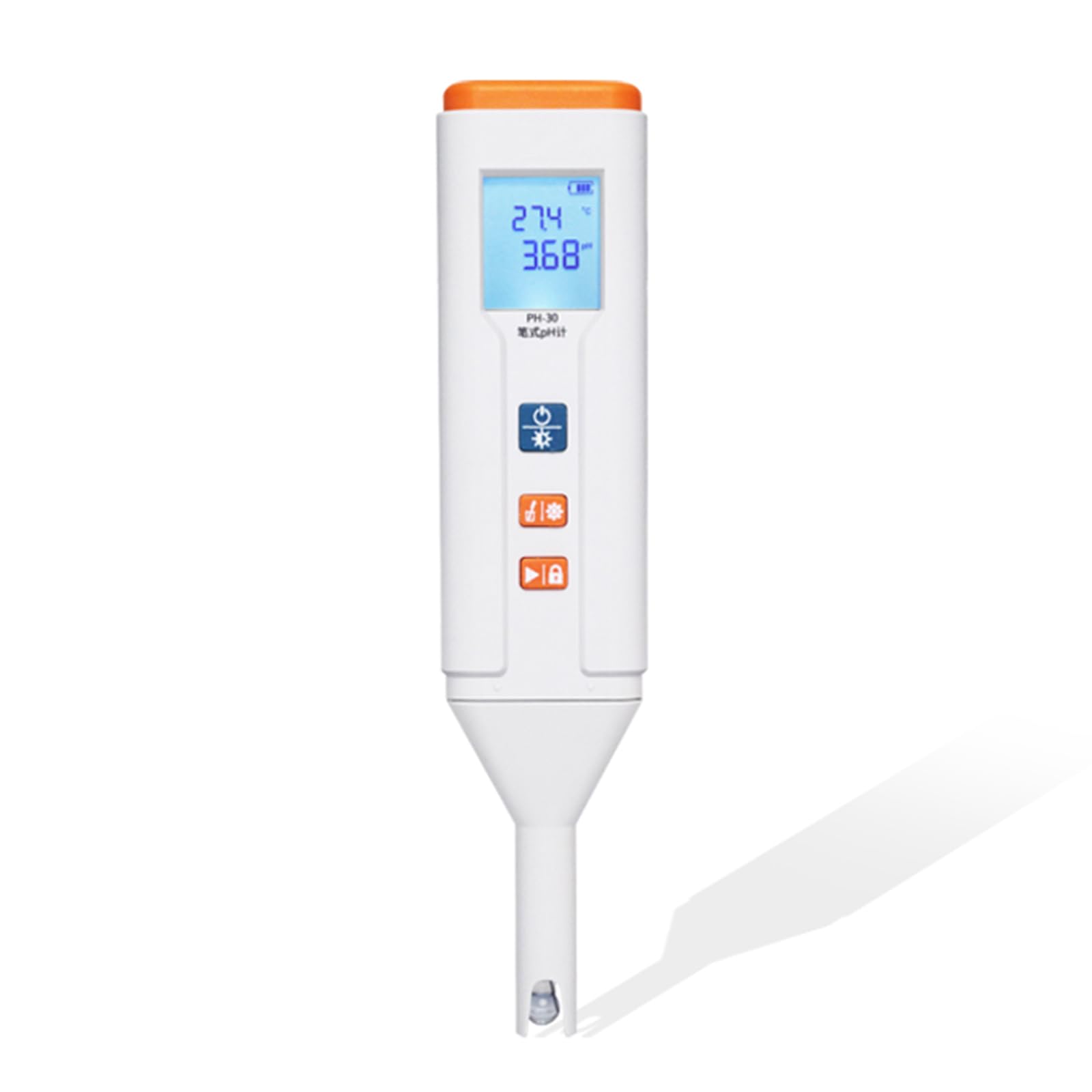 PH-Meter In Stiftform, Tragbarer PH-Tester Für Wassersprudler, 1-3-Punkt-pH-Kalibrierung, Unterstützt 0 Bis 60 °C ATC, Mit PH-Kombinationselektrode, Für Konventionelle Flüssigkeiten