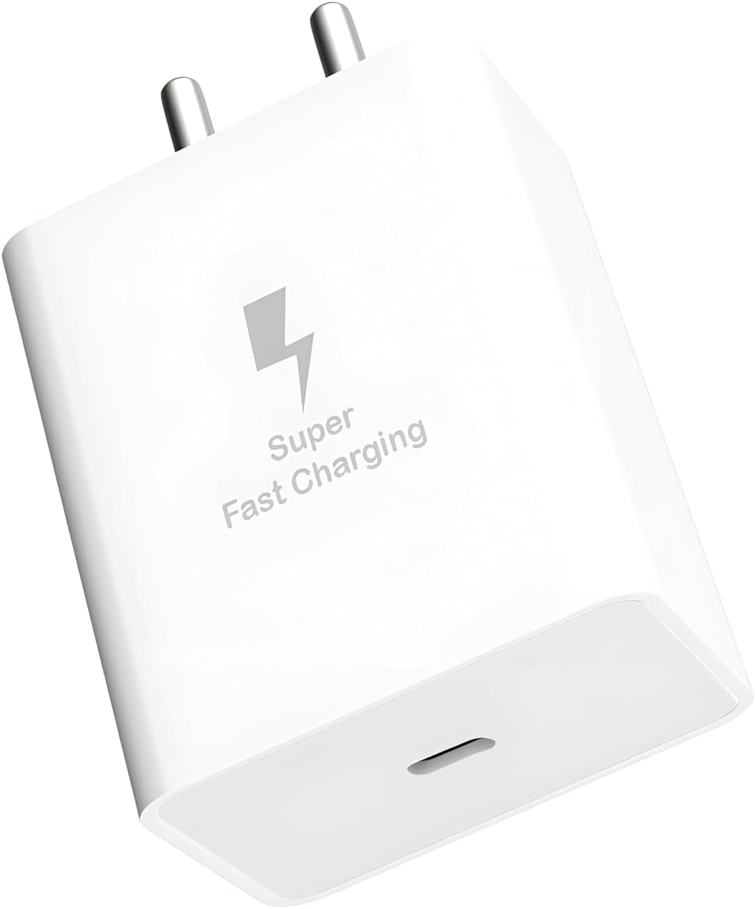 25W GaN Type C Super Fast Charger Adapter Compatible with Samsung Galaxy A06/A16/M05/A05/A35/M35/F05/M15/A15/A14/M14/F14/A34/F34/S25/S24/S23 FE/Z Fold/Flip 6/5/4,Tab, USB-C Devices Charge 25 w, White