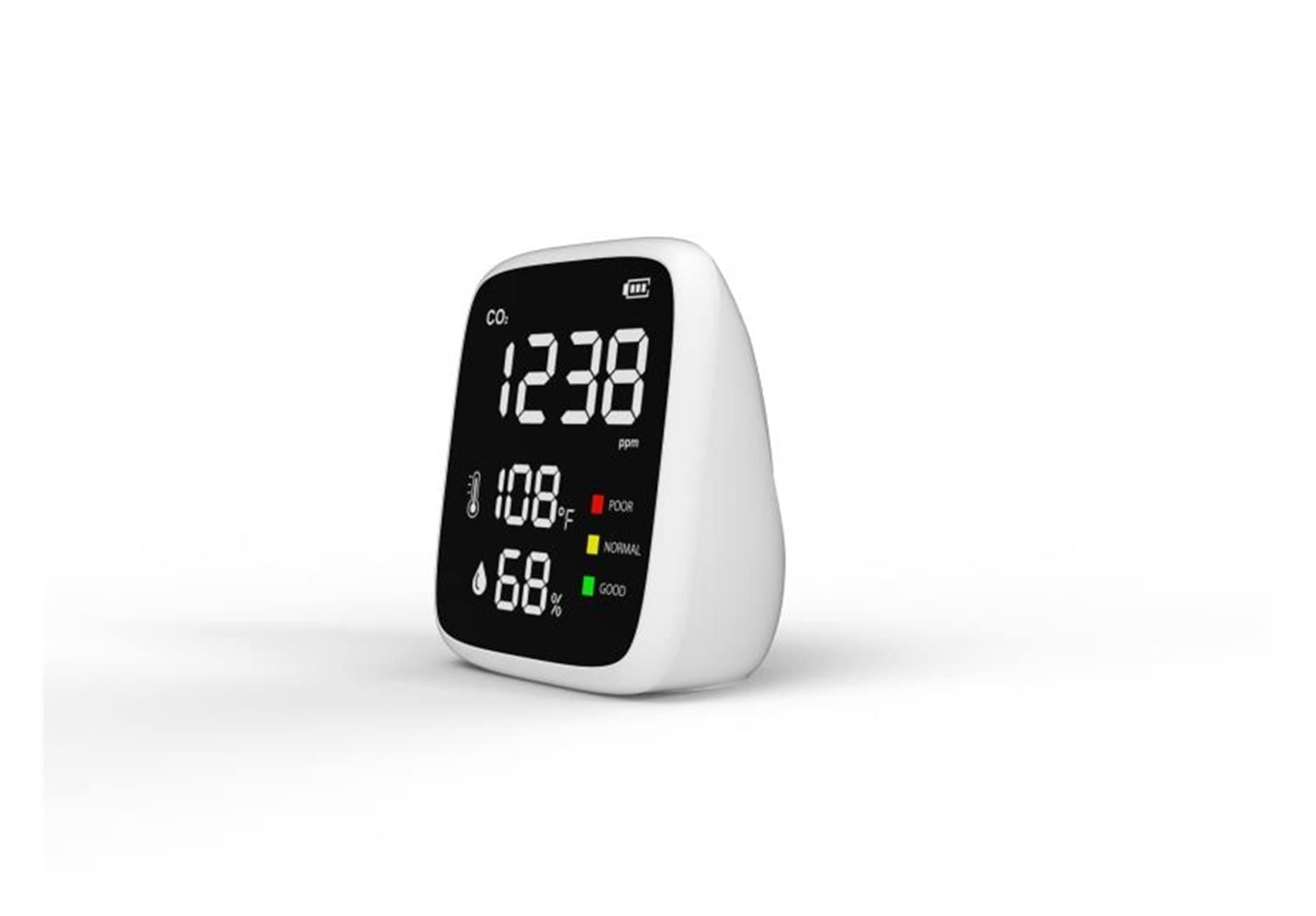 Monitor jakości powietrza 2 sztuk CO2. Restauracja Detector. Miernik CO2. Monitor wilgotności temperatury Czujnik jakości powietrza Darmowa wysyłka